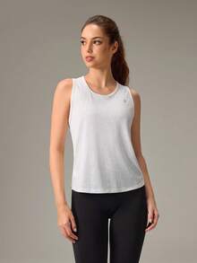 OutZeal 女款戶外挖背無袖背心 T-shirt，適合徒步、露營、跑步 - 白色 - 查看 8
