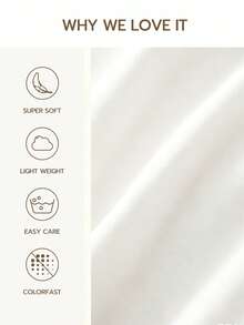 Cirelle 1pc Soft Solid Color Fitted Sheet - Breathable Polyester Mattress Cover With All-Around Elastic, Wrinkle & Fade Resistant Mattress Cover With Deep Pocket - White - View 5