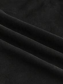 AXEPEAK Men's Crew Neck Short Sleeve Casual Loose Fit T-Shirt - Black - View 8