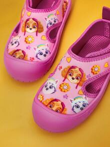 SHEIN | PAW Patrol 一雙兒童包頭涼鞋，防撞趾頭設計，防滑耐磨透氣沙灘涼鞋 - 粉色 - 查看 10