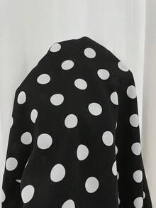 SHEIN CURVE+ 大尺碼情人節波點印花襯衫 - 彩色 - 查看 7