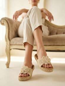 Sandalias para mujer - Beis - Ver 1