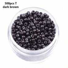 500pcs 3.0mm Silicone Nano Rings With Copper Rings And Silicone Lining, Hair Ties Hair Accessories - View 14