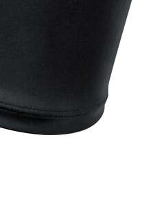 ZELFYO Men's Vacation Beach Square Swim Trunks - Black - View 5