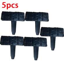 Set Of 20, Easy-To-Install Gray Stone-Patterned Plastic Garden Edging - Decorative Edging For Patios, Lawns, And Balconies, Perfect For Flower Beds And Landscape Borders - A - View 16