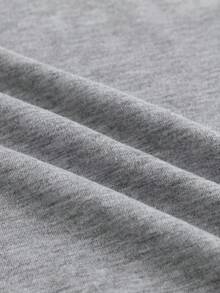 AXEPEAK Herren Sommer Lässig Buchstaben Besticktes Tanktop und Shorts Set - Grau - Übersicht 9