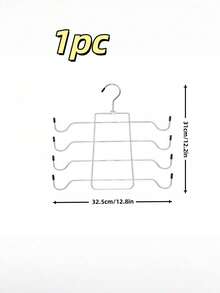 1 Pack Tank Top Hanger, Space-Saving Bra Hanger For Closet Organization Bag, Hanging Bra Organizer Vest, With 8/16 Hooks, Metal Closet Organizer And Storage, Small Space Solution - Silver - View 11