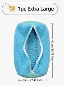 Reusable Sneaker Washing Bag, Suitable For Washing Machine, Shoe Shaped Bag To Maintain Shoe Form, Deep Cleaning Mesh Protection Bag For Sneakers And Loafers, Shoe Care Essential (Yellow/Grey) - Multicolor - View 9