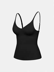 SHAPORA 2 paquetes de tops básicos tipo tank con sujetador incorporado y acolchado para mujer, para hacer ejercicio - Multicolor - Ver 4