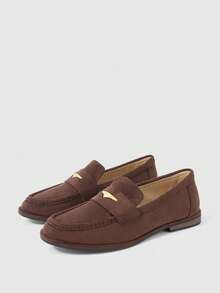 Sleekvia Women's Flat Shoes - Brown - View 7