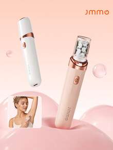 JMMO 女性用除毛器，USB充電式便攜電動除毛器，腋下腿部比基尼身體毛髮光滑無痛除毛，無線迷你除毛器 - 彩色 - 查看 1