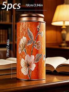 Một hộp đựng nhà bếp và thực phẩm dung tích 1350ml, thích hợp để đựng trà, cà phê hạt, đường và các loại hạt. Đây là hộp đựng trà bằng kim loại với khả năng niêm phong tuyệt vời. Đáy và nắp đều được tráng men. Sản phẩm thích hợp làm quà tặng ngày lễ và sử dụng hàng ngày. - Nhiều màu - Xem 11