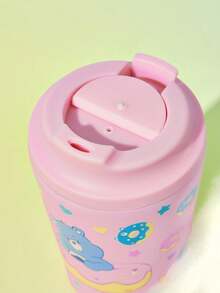 SHEIN X Care Bears 360 Ml / 12 Oz 防漏不鏽鋼，方便攜帶，便攜式杯子 - 粉色 - 查看 8