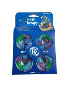 1pc Therapy Style Textured Tangle Loop, Twistable Multi-Color Interlocking Rings With Textured Grip, Portable Hand Activity For Calm Focus, Finger Motion, Stress Relief & Daily Desk Use - Multicolor - View 8