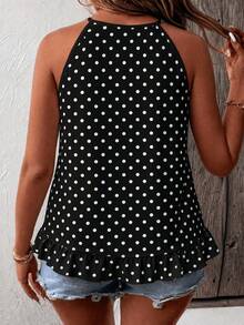 EMERY ROSE New Plus Size Women's Fashion Print Versatile Vacation Tank Top - Multicolor - View 2