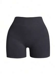 SHEIN Velisys 女款大尺碼簡約百搭運動短褲 瑜伽跑步 5件組 - 彩色 - 查看 4