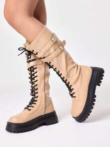 Belt buckle light yellow boots