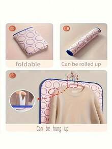 1 Pc Foldable Ironing Mat, Portable Heat Resistant Iron Pad For Home & Bed Use. High Temperature Resistant, Waterproof And Anti-Slip Soft Ironing Board, Suitable For Home And Travel. - Multicolor - View 5