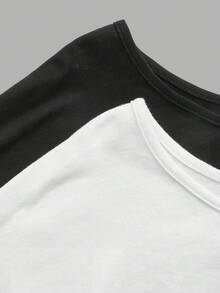 Tseoso 女款 95% 棉單肩寬領針織 T-shirt 2 件組 - 黑色，寬鬆，夏季職場基本款 - 彩色 - 查看 5