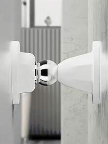 6.8Cm/2.68In Strong Magnetic Door Stopper, Magnetic Door Stoppers For Bottom Of Door Magnetic Door Stop, Double-Sided Adhesive Tape,Decorative Matte Black,White And Gray Door Stopper, Noise Reduction Silicone Made, Easy Install No Drilling - 6.8Cm door stall - View 5
