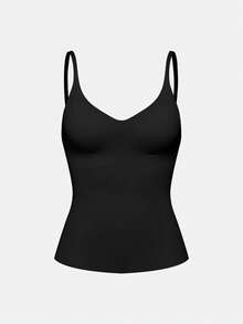 SHAPORA 2 paquetes de tops básicos tipo tank con sujetador incorporado y acolchado para mujer, para hacer ejercicio - Multicolor - Ver 14