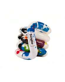 1pc Tangle Artist Masterpiece Twisty Link Fidget, Smooth Rounded Interlocking Loop, Flexible Hand Rotation Accessory, Non-Sticky Glossy Finish, Portable Desk Focus Item For Travel - Multicolor - View 7