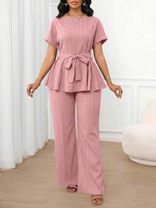 Maternity Plus Size Sports Bodysuits & Jumpsuits - 酒紅色 - 查看 11