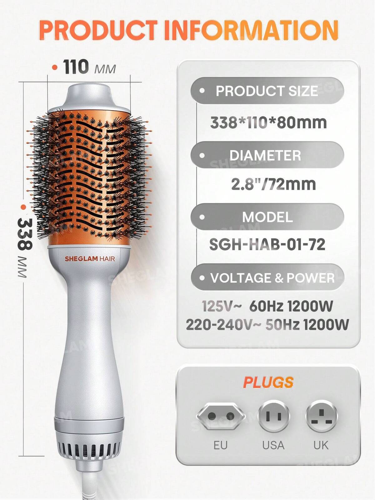 Blowout Bliss Volumizing Hot Air Brush - EU Plug