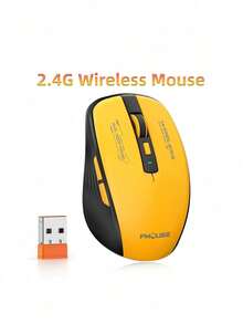 Teckwe Dual-Mode Silent Wireless Mouse, BT5.1/2.4G, Dual Connectivity, Silent Buttons, Suitable For Office And Home Use. - View 9
