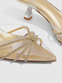 CUCCOO SZL Pantuflas de plástico con estampado ligero para interiores y exteriores, regalos de San Valentín, zapatos de verano, zapatos de primavera, zapatos de vacaciones de primavera, zapatos de Pascua, tacones de graduación - Oro 1 placa de hierro - Ver 5