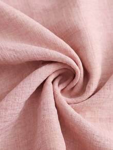 SHEIN Franclia 時尚百搭蕾絲拼接繫帶背心與裙子套裝 - 粉色 - 查看 3
