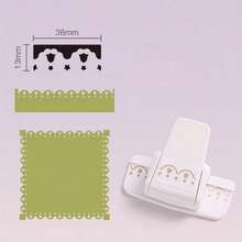 1pc DIY Lace Embossing Machine, Artistic Hole Punch, Cute Edging Tool, Scrapbooking Hole Punch - multicolor - View 17