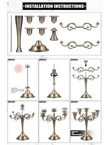 Vintage Retro Candlestick Set (5/3 Arms), Elegant Table Decor For Wedding Banquet, Proposal, Birthday & Family Gathering, Romantic Atmosphere For Outdoor Terrace, Office & Dining. - multicolor - View 11