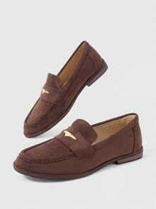 Sleekvia Women's Flat Shoes - Brown - View 11