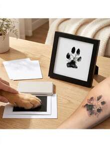 PETSIN Contactless And Ink Free Paw Print Kit - Perfect For Storing Dog Footprints, Ink Free Pet Paw Print Pad, Perfect For Newborn Handprints And Footprint Souvenirs - one-size - View 5