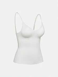 SHAPORA 2 paquetes de tops básicos tipo tank con sujetador incorporado y acolchado para mujer, para hacer ejercicio - Multicolor - Ver 9