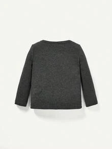 Cozy Pixies 嬰兒男孩女孩休閒舒適圓領標準肩寬套頭上衣 3件組 - 彩色 - 查看 2