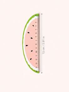 Joivida 1/4Pcs Creative Fruit Pattern Wooden Ruler, Vibrant Exquisite Design, Perfect Gift For Classroom Rewards & Birthday, Ideal For School Home Decoration - multicolor - View 14