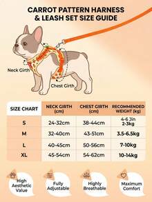PETSIN 可愛寵物胸背帶與牽繩套組適用於小型犬，防逃脫貓牽繩，可調節貓背心，四季皆宜戶外散步 - 黃色 - 查看 5