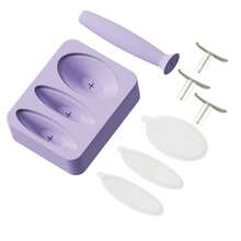 1PC Face Ice Silicone Face Ice Grid Ice Roller Makeup Products Face Ice Tool - Multicolor - View 13
