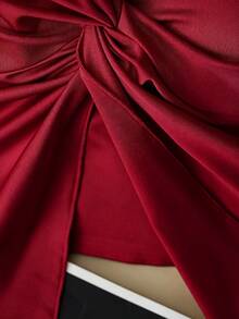Women Down Coats - Red - View 4