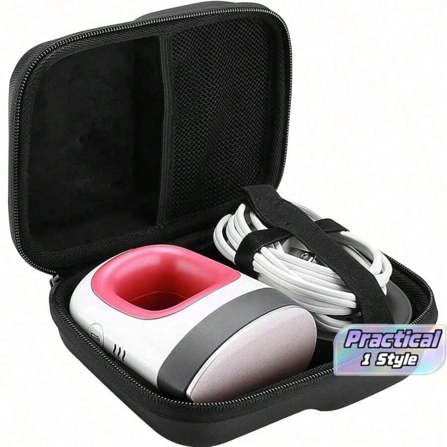 Easy Press Mini/DODODUM EasyPress Mini 熱壓機便攜收納包,防震硬殼 EVA 旅行攜行包,適用於 Easy Press Mini 及配件 - 黑色 - 1 - 查看 1