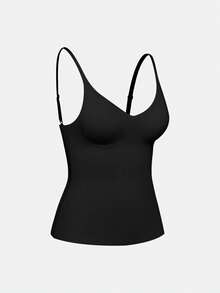 SHAPORA 2 paquetes de tops básicos tipo tank con sujetador incorporado y acolchado para mujer, para hacer ejercicio - Multicolor - Ver 3
