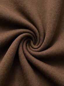 STEELVANCE Men's Drawstring Waist Colorblock Casual Versatile Daily Wear Sweatpants - Coffee Brown - View 5