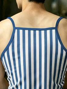 Tirantes ajustados a rayas para hombre en verano - Multicolor - Ver 5