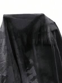 SHEIN Velisys 3件組灰色、玫瑰色、藍色組合包 春夏大尺碼女款運動上衣，圓領，蝙蝠袖，寬鬆版型，標準長度，適合日常休閒、跑步、瑜伽、健身房、網球、高爾夫、騎單車 - 彩色 - 查看 8