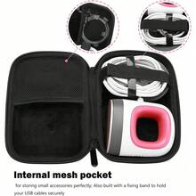 Easy Press Mini/DODODUM EasyPress Mini 熱壓機便攜收納包，防震硬殼 EVA 旅行攜行包，適用於 Easy Press Mini 及配件 - 黑色 - 1 - 查看 3