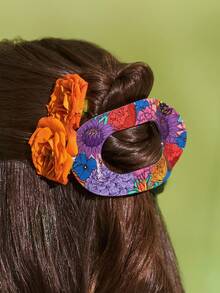 Frida Kahlo X SHEIN Joint Hairpin - Multicolor - View 5