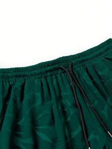Gym Rark Pantalones cortos deportivos para hombre con estampado reflectante, cintura con cordón y bolsillos, para gimnasio - Verde Oscuro - Ver 3