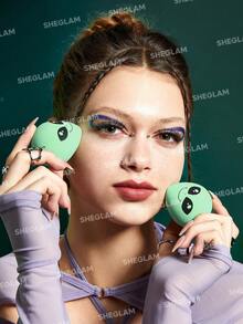 SHEGLAM Interstellar 美妝蛋 品牌美妝化妝品 適合女士與女孩 - 綠色 - 查看 6